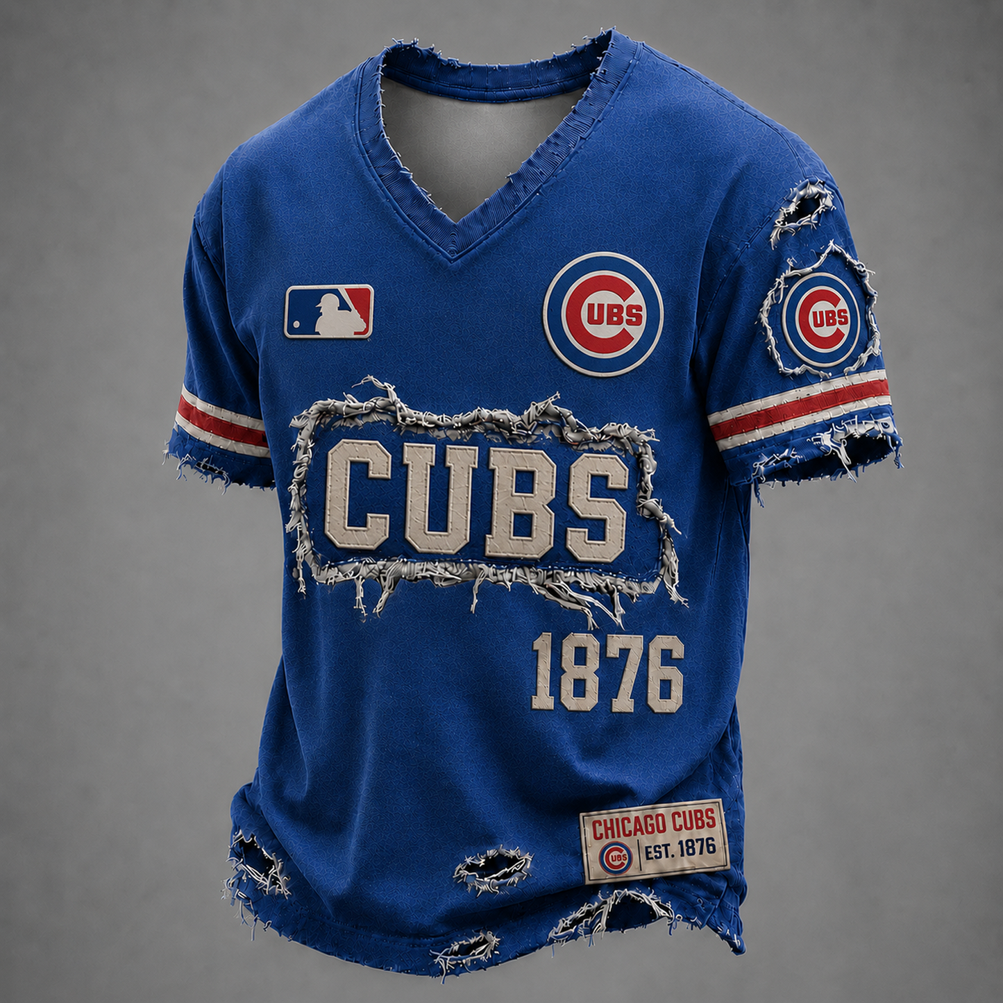CHC x MLB LUXURY V-Neck T-Shirt 0406 DatND DVT