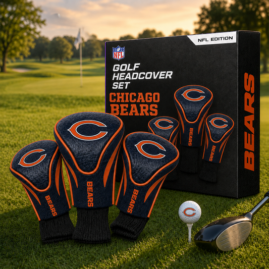 CHI Team Golf NFL 3-Pack Contour Sock Headcovers