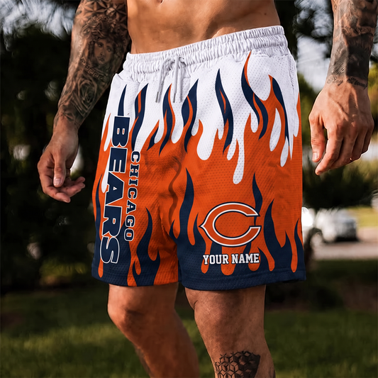 CHI X NFL Flame Shorts