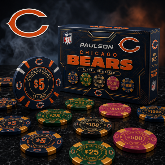 CHI X NFL Personalized Premium Poker Chip Gift