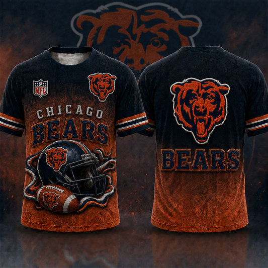 CHI X NFL Premium Victory Series 3D T-Shirt 2107