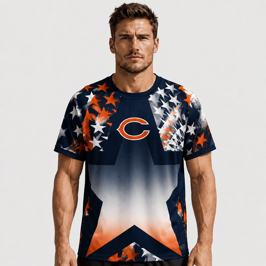 CHI X Premium NFL Premium Patriotic Football Star