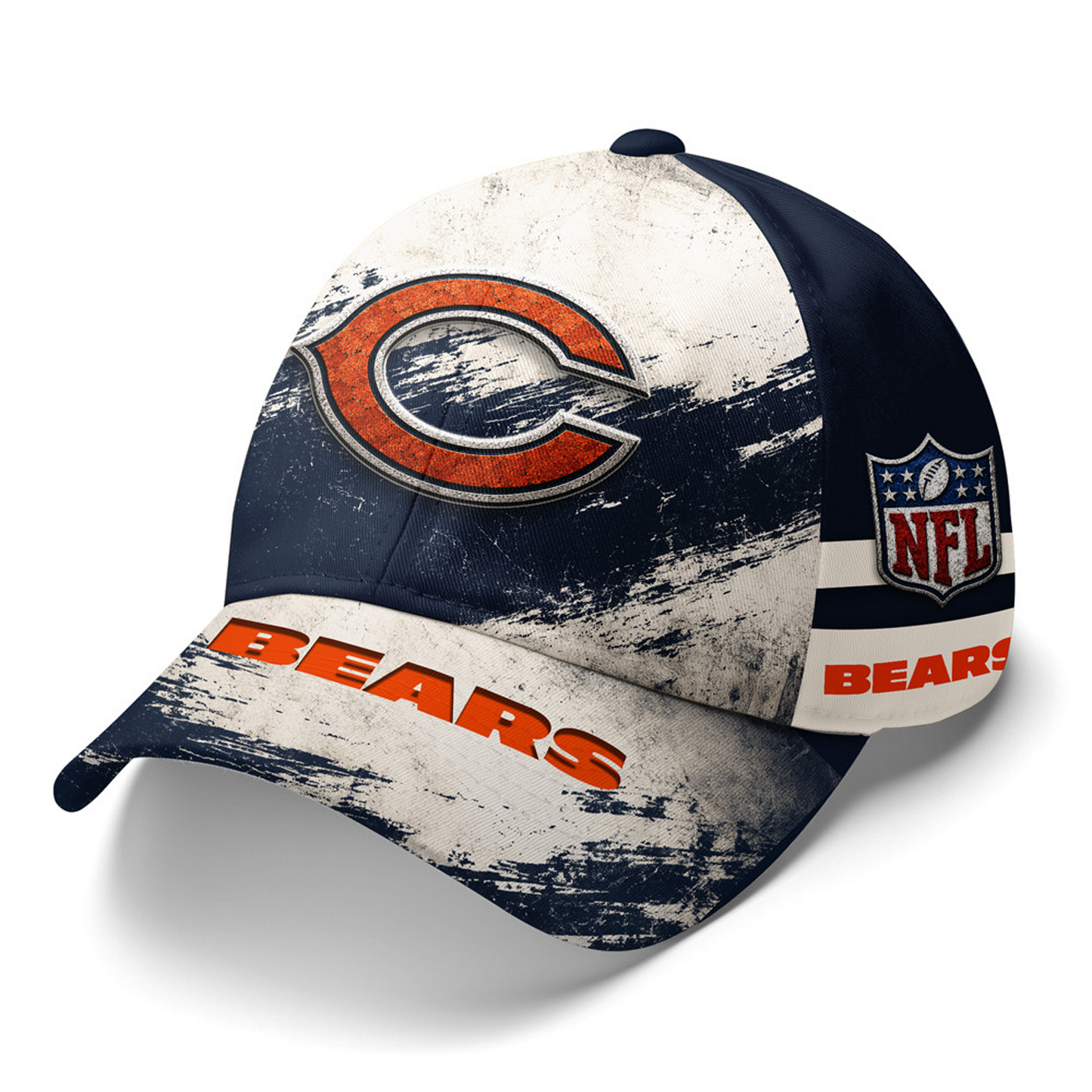 CHI x NFL Grunge Style Team Premium Cap 0207