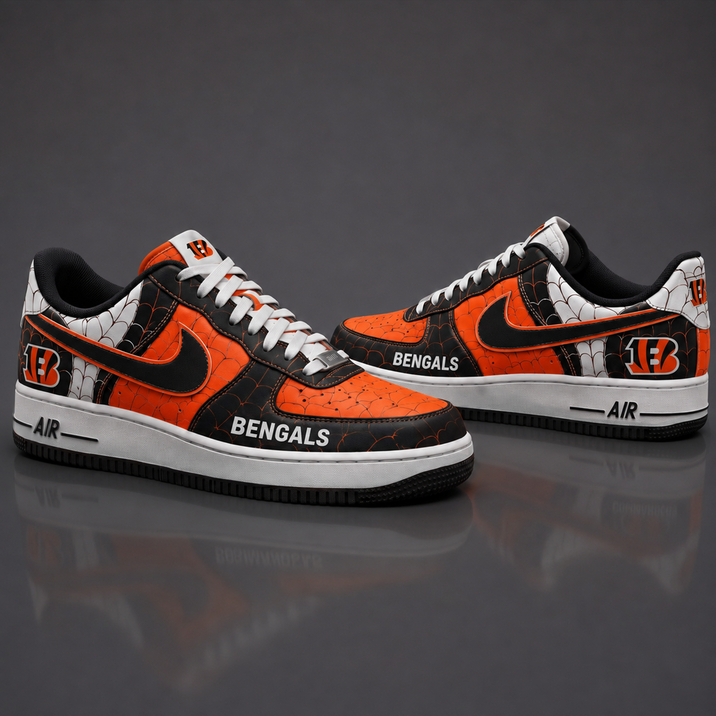 CIN NFL x Spider Premium AF1 Sneakers Limited Edition Gift for Football Fans