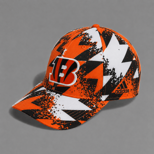 CIN Premium NFL Sports Fan Geometric Pattern Baseball Cap