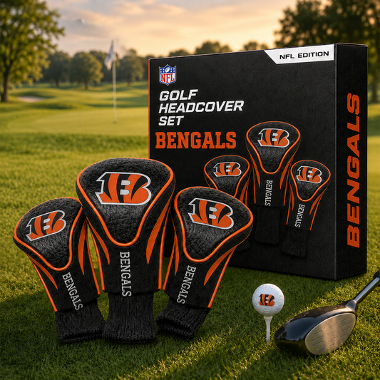 CIN Team Golf NFL 3-Pack Contour Sock Headcovers