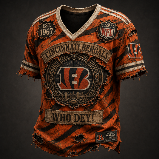 CIN X NFL Exclusive V-Neck T-Shirt 2007