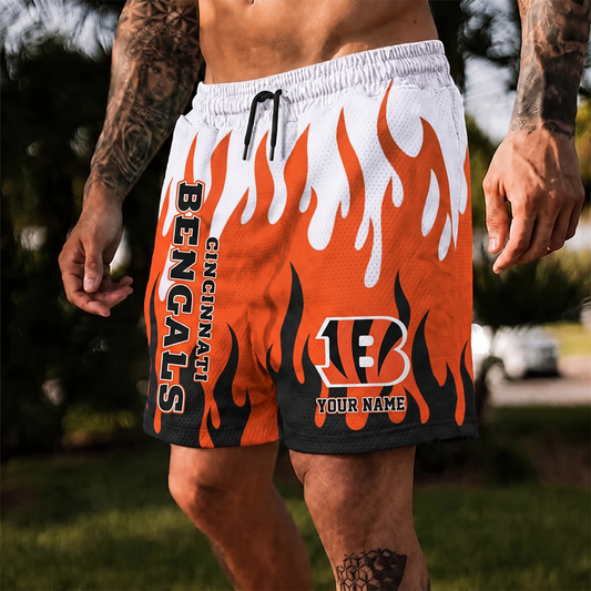 CIN X NFL Flame Shorts