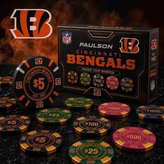 CIN X NFL Personalized Premium Poker Chip Gift