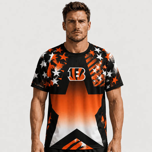 CIN X Premium NFL Premium Patriotic Football Star