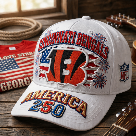 CIN x NFL Premium Cap 250 Years Anniversary Of Freedom 0107