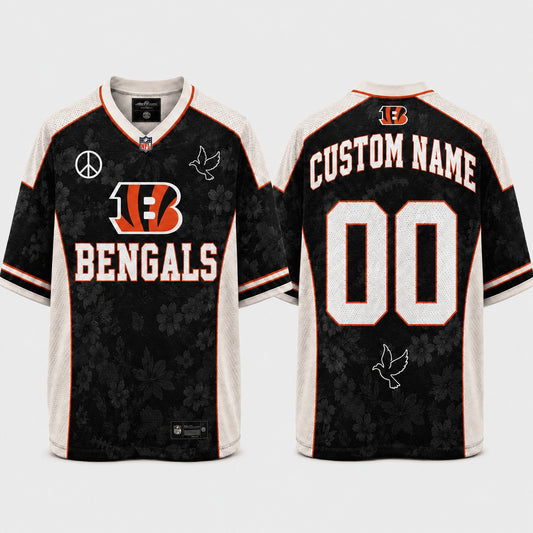 CIN x NFL Premium Mesh Jersey Personalized Gift For Fan