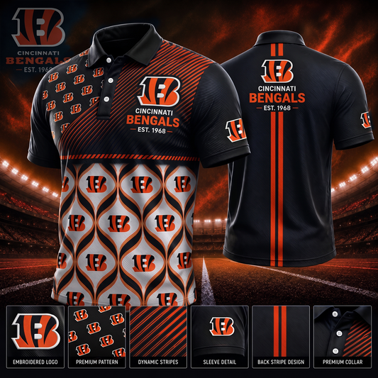 CIN_PREMIUM NFL  EXCLUSIVE POLO SHIRT LIMITED EDITION 200726