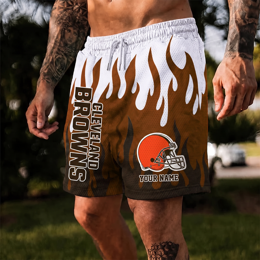 CLE X NFL Flame Shorts
