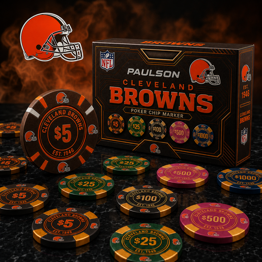 CLE X NFL Personalized Premium Poker Chip Gift