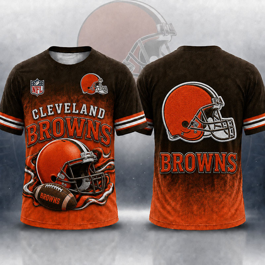 CLE X NFL Premium Victory Series 3D T-Shirt 2107