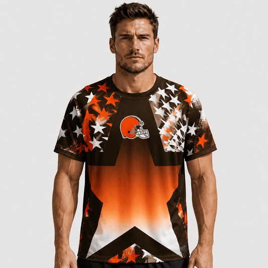CLE X Premium NFL Premium Patriotic Football Star