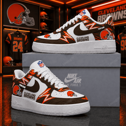 CLE x NFL Premium AF1 Sneaker Personalized Gift For Fan