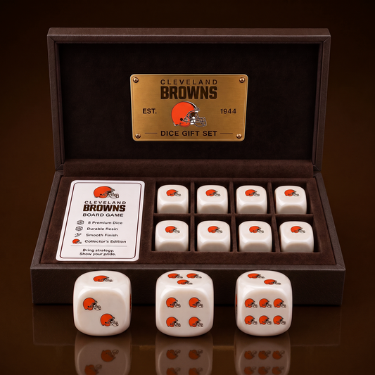 CLE_Premium NFL Personalized Dice Gift Box