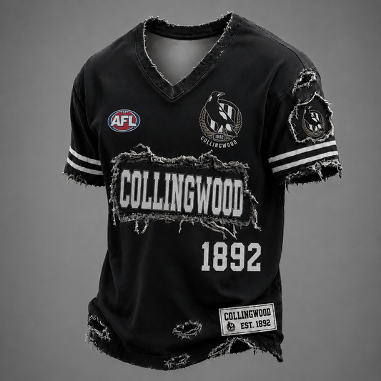 COLL x AFL LUXURY V-Neck T-Shirt