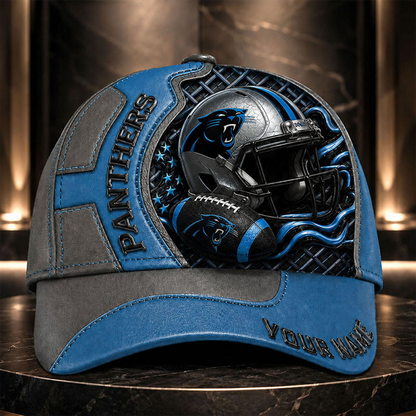 CP _NFL Legacy 3D Premium Leather Cap – Personalized Edition