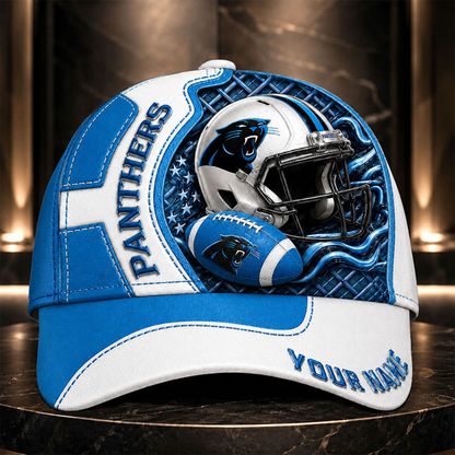 CP _NFL Legacy 3D Premium Leather Cap – Personalized Edition