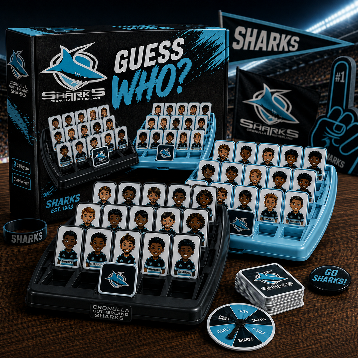 CRO X NRL ELITE FAN GUESS WHO BOARD GAME – COLLECTOR EDITION