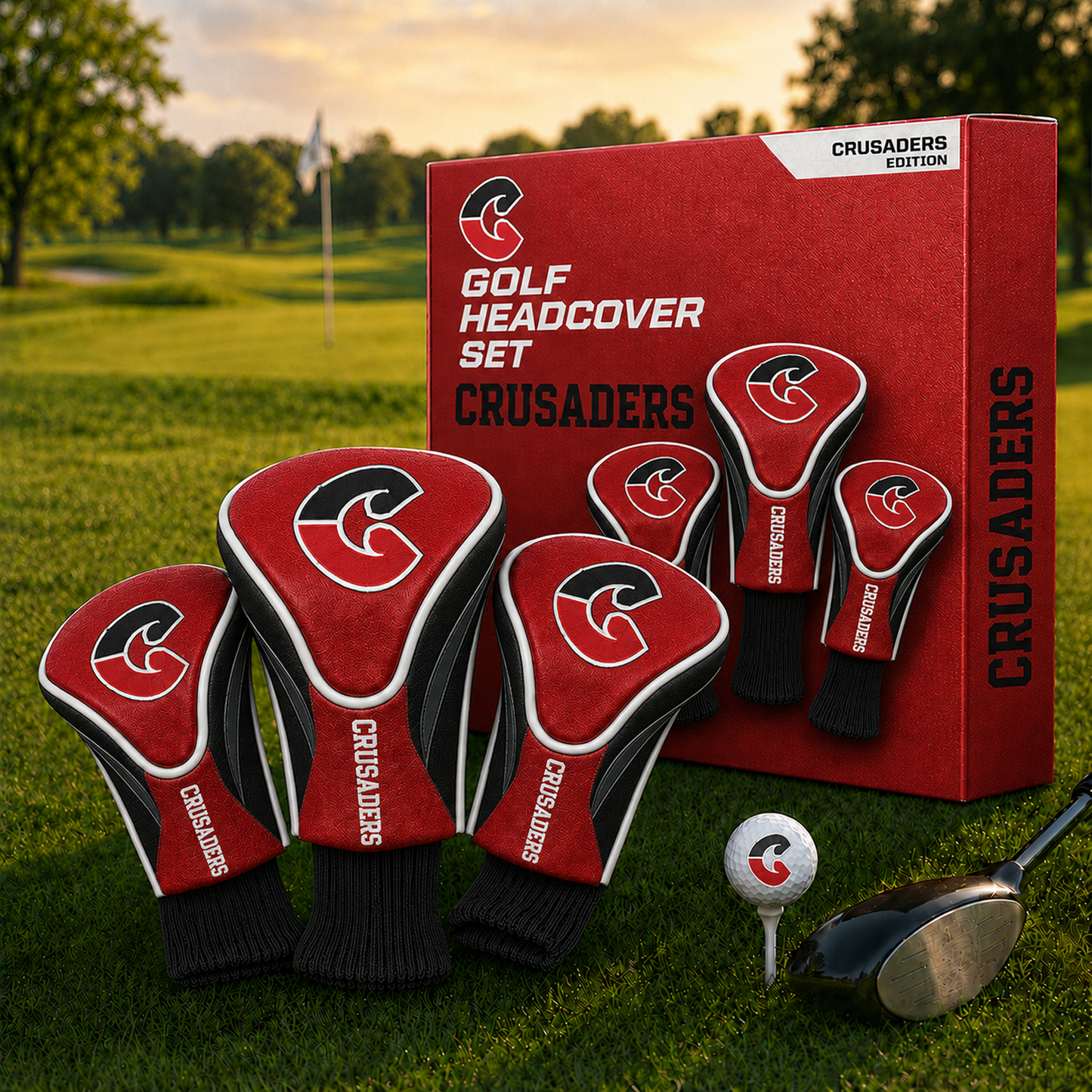 CRU Team Golf SRP 3-Pack Contour Sock Headcovers