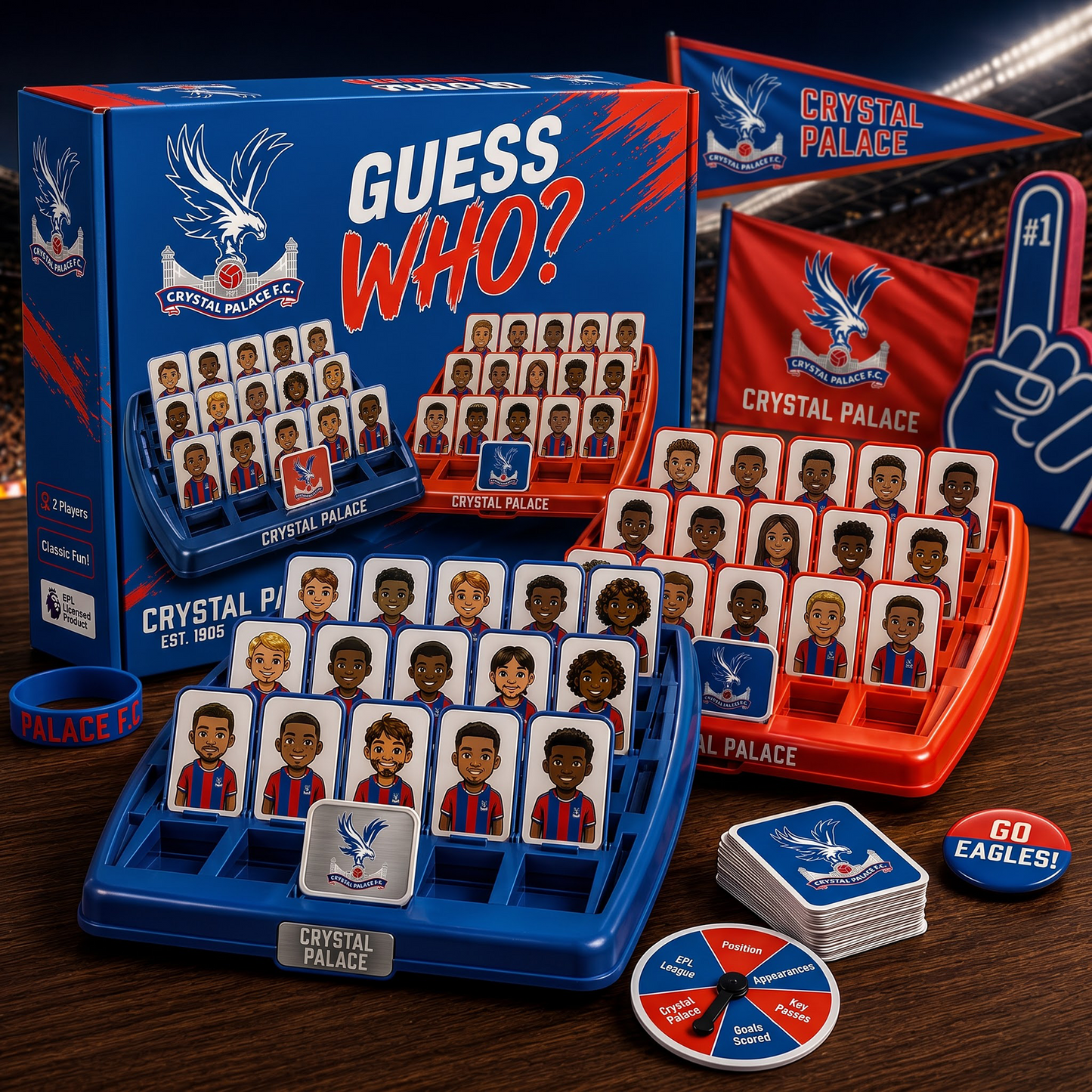 CRY X EPL ELITE FAN GUESS WHO BOARD GAME – COLLECTOR EDITION
