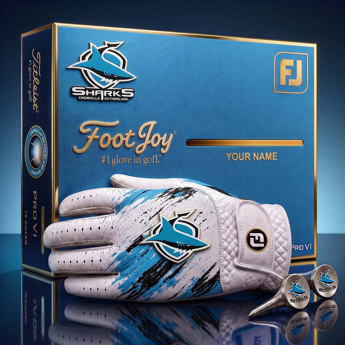 CSS_SIGNATURE NRL DELUXE PERSONALIZED GOLF GLOVE SET LIMITED EDITION