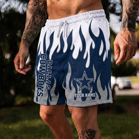 DAL X NFL Flame Shorts
