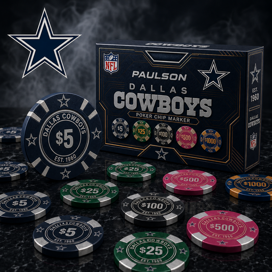 DAL X NFL Personalized Premium Poker Chip Gift