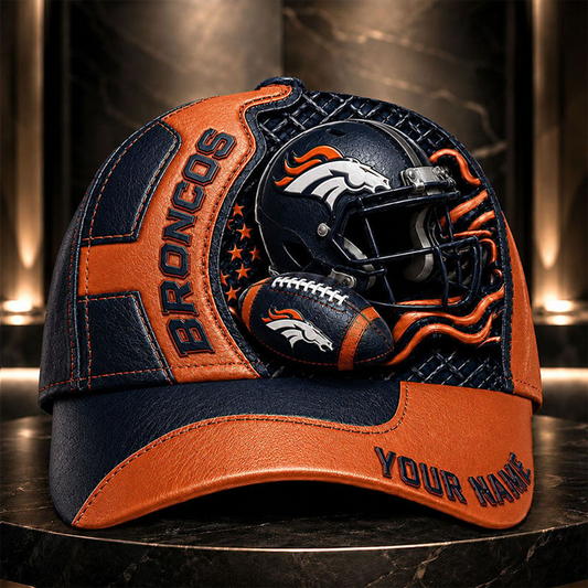 DB _NFL Legacy 3D Premium Leather Cap – Personalized Edition