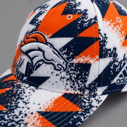DB Premium NFL Sports Fan Geometric Pattern Baseball Cap