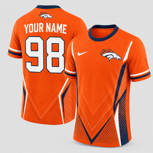 DB x NFL Custom Name Number Personalized Athletic T-Shirt