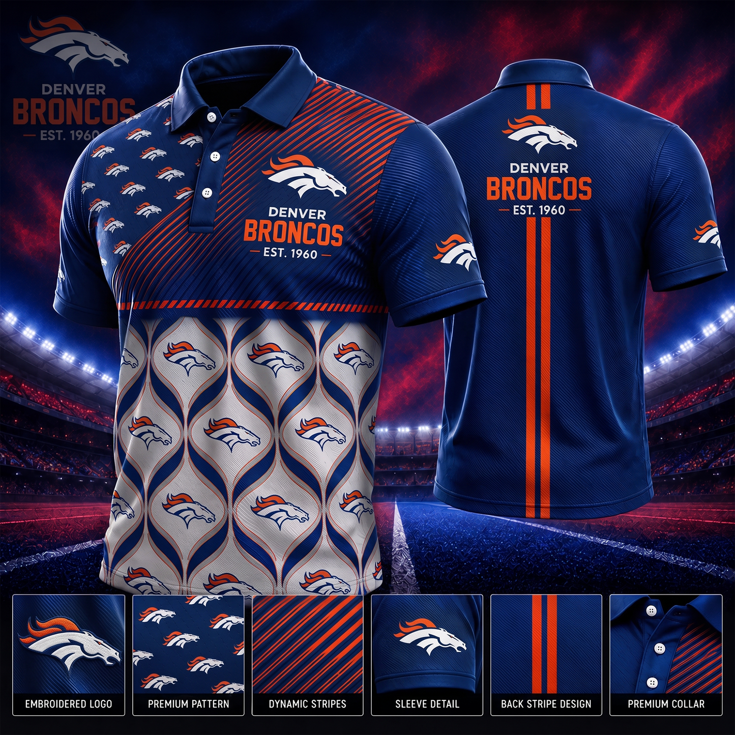 DB_PREMIUM NFL  EXCLUSIVE POLO SHIRT LIMITED EDITION 200726