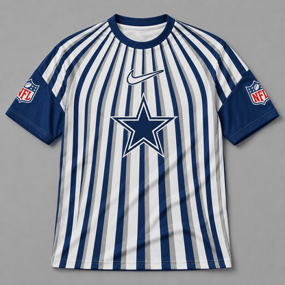 DC Premium NFL Men’s Athletic Vertical Stripe T-Shirt