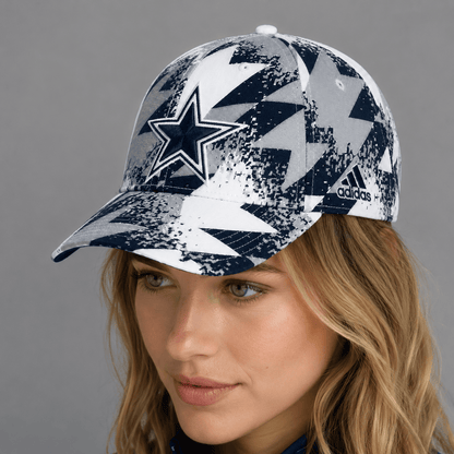 DC Premium NFL Sports Fan Geometric Pattern Baseball Cap