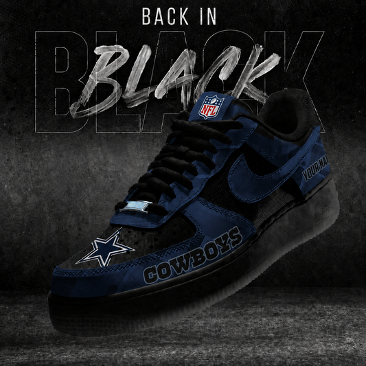 DC x NFL Back In Black V2 AF1 Sneakers  270626