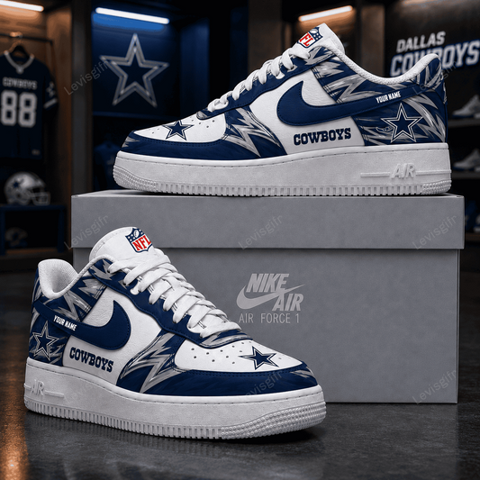 DC x NFL Premium AF1 Sneaker Personalized Gift For Fan