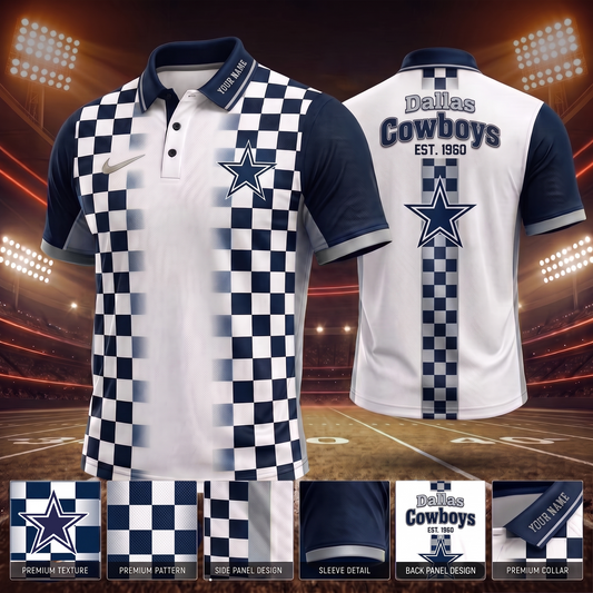 DC_ PREMIUM NFL EXCLUSIVE POLO SHIRT LIMITED EDITION
