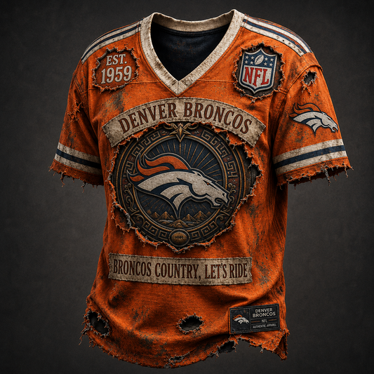 DEN X NFL Exclusive V-Neck T-Shirt 2007