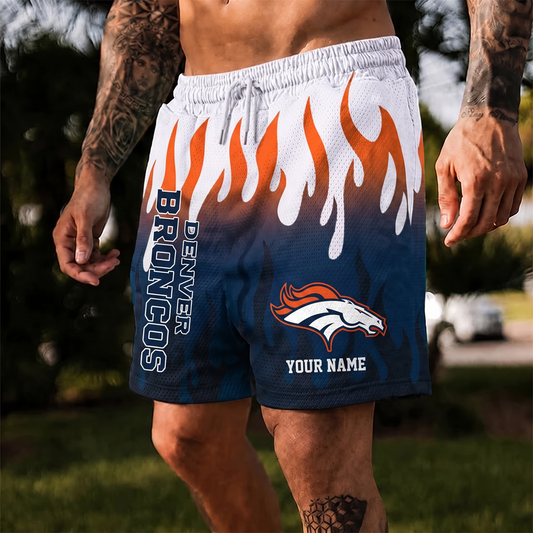 DEN X NFL Flame Shorts