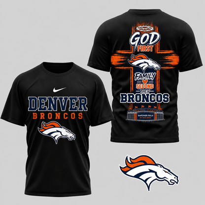 DEN x NFL Faith Family Team Pride 3D T-Shirt 0207