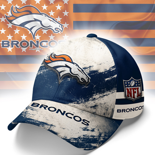 DEN x NFL Grunge Style Team Premium Cap 0207