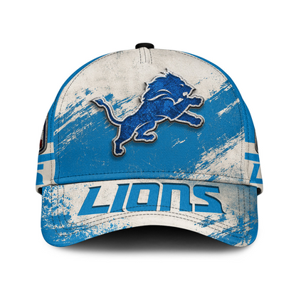 DET x NFL Grunge Style Team Premium Cap 0207