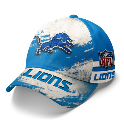 DET x NFL Grunge Style Team Premium Cap 0207