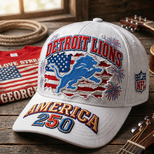 DET x NFL Premium Cap 250 Years Anniversary Of Freedom 0107