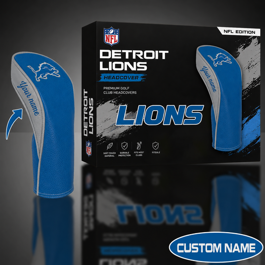 DET x NFL WinCraft Golf Club Fairway Headcover