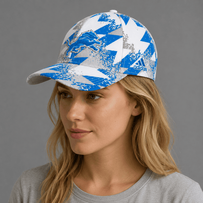 DL Premium NFL Sports Fan Geometric Pattern Baseball Cap